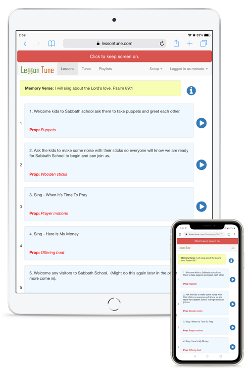 Lesson Tune Screenshot